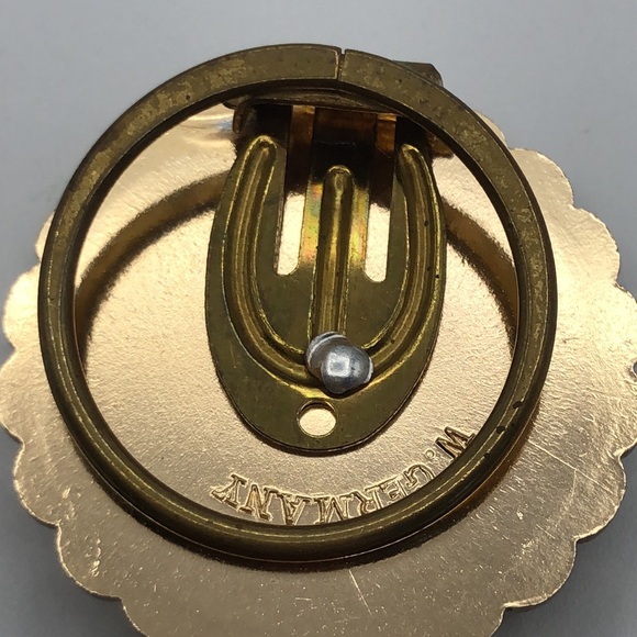 W. Germany Filigree Scarf Jewelry. Elegant and rare find. VTG - Picture 4 of 6